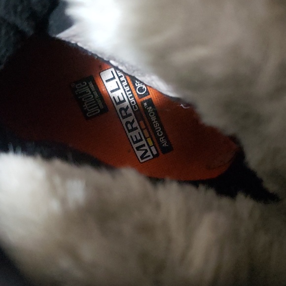 MERRELLS Ladies Size 6 Vibram Boots. Charcoal Gray and Black. Worn Once. - Picture 5 of 9